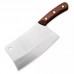 7-inch Blade Japanese  Stainless Steel Bone Chopper Butcher Knife Heavy-Duty Meat Cleaver  knife with Wooden Handle